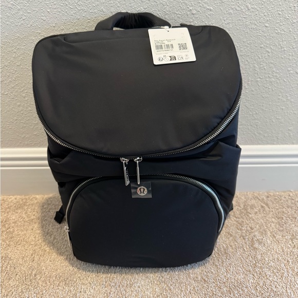 Brand new never used lululemon athletica Black diaper bag